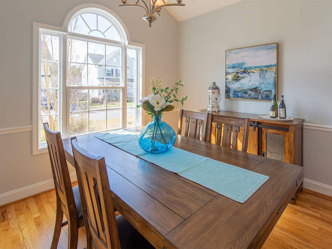 4 Hidden Ridge Court Durham, NC 27707 - Photo 6 of 27 With a dining room like this you will want Thanksgiving to be at your house this year. Dining Room