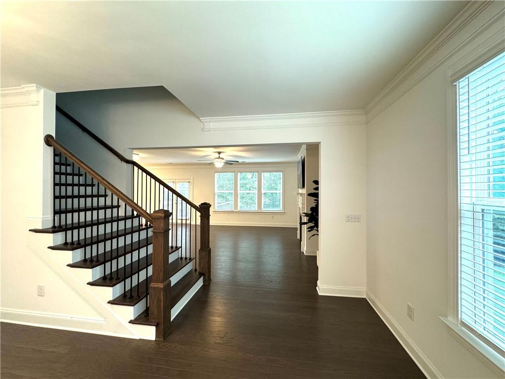 210 Hamlet Drive Duluth, GA 30097 - Photo 4 of 39 a view of entryway with wooden floor