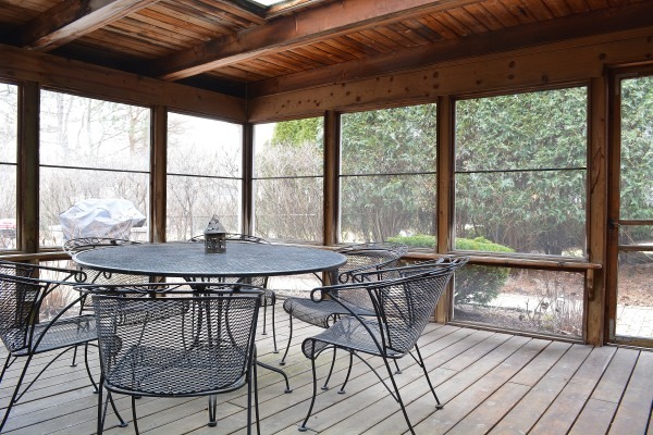 1833 Clover Road Northbrook, IL 60062 - Photo 23 of 25 a view of a dining room with furniture window and outside view
