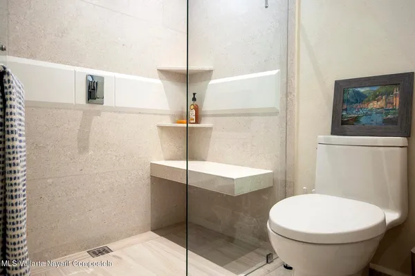 a front view of a building