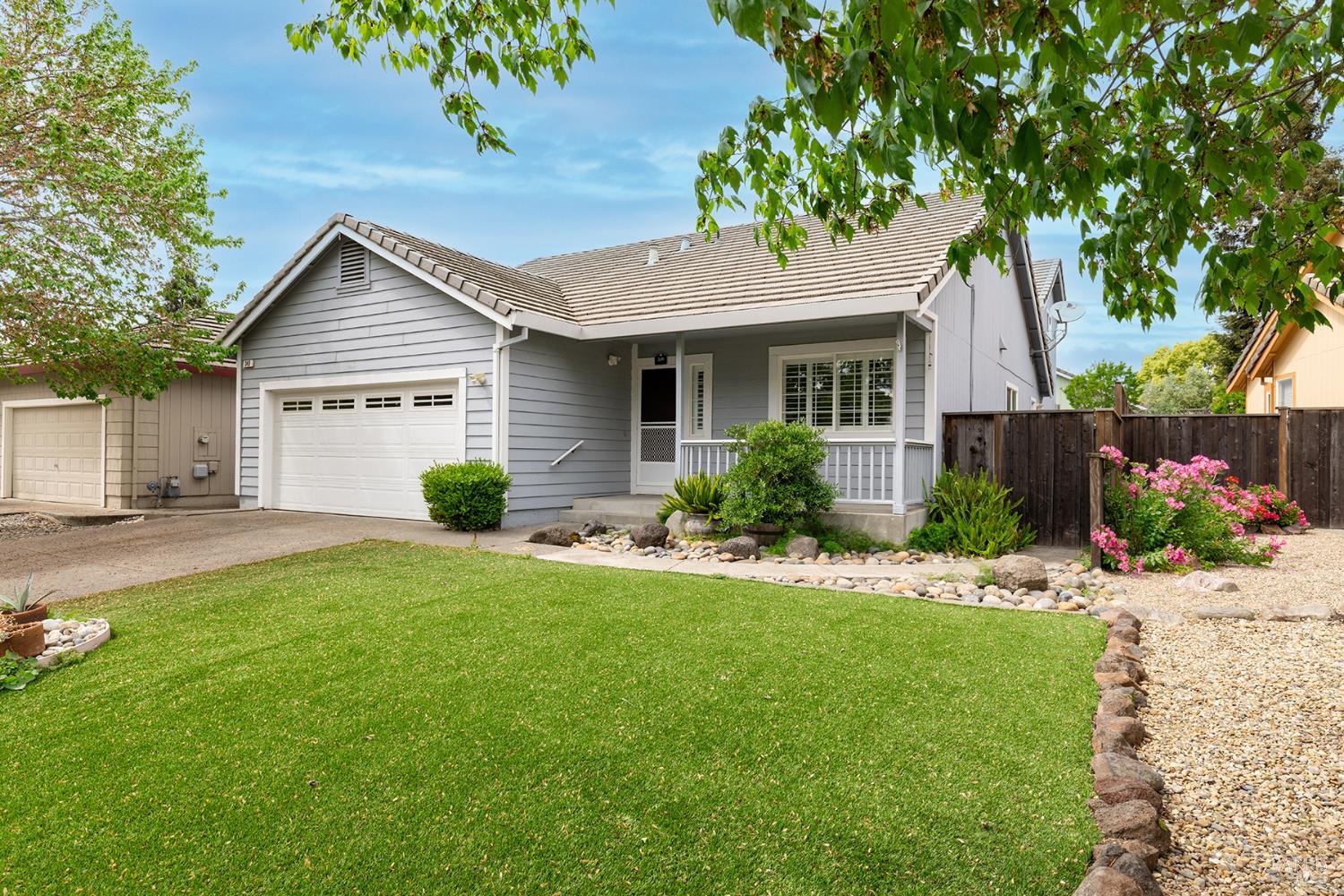 349 Sugar Maple Lane Windsor, CA 95492 - Photo 5 of 47 a front view of house with yard and green space
