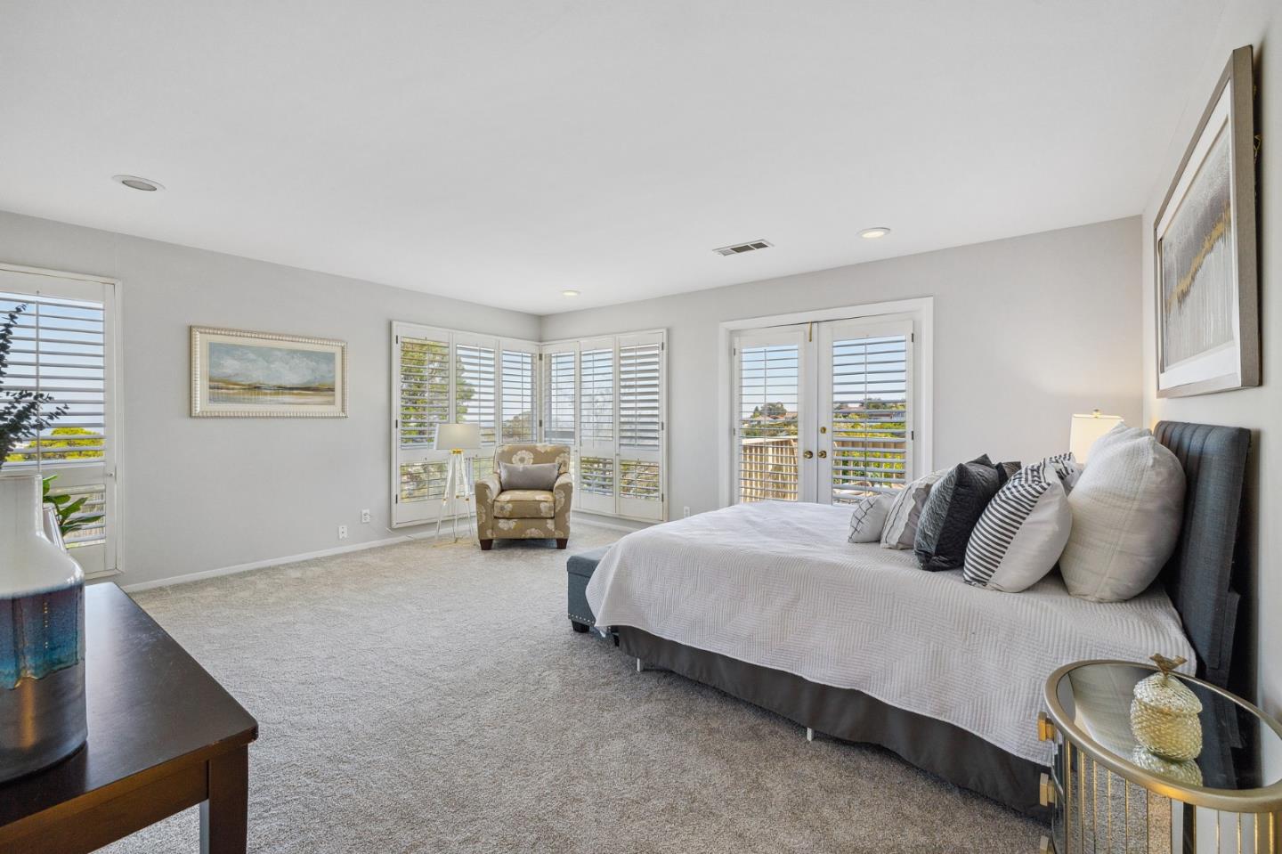 1245 Encina Drive Millbrae, CA 94030 - Photo 38 of 100 a bedroom with a bed and a window