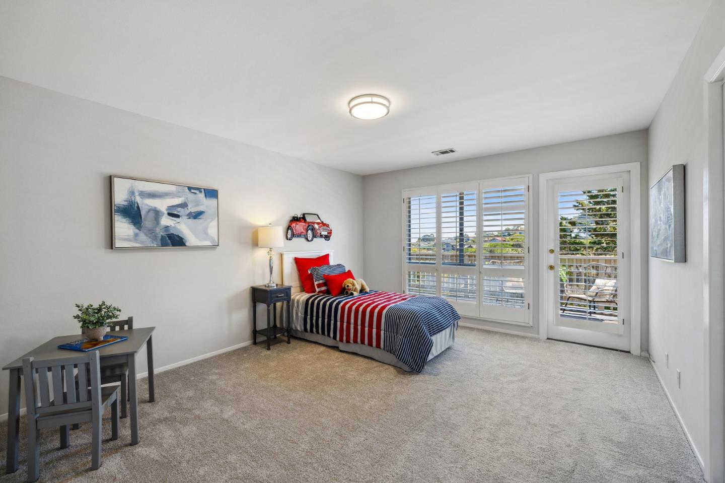 1245 Encina Drive Millbrae, CA 94030 - Photo 60 of 100 a living room with furniture and a large window