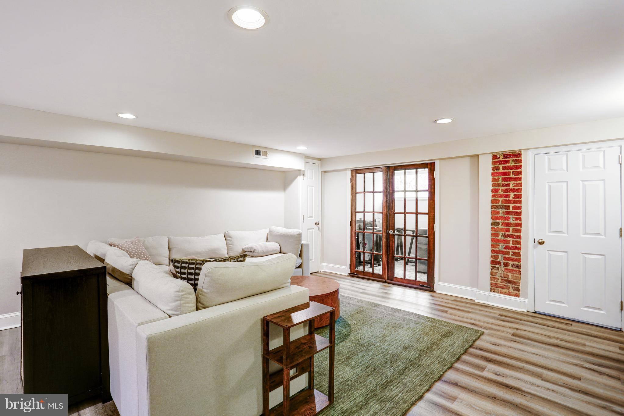 5027 3rd Street Northwest Washington, DC 20011 - Photo 23 of 36 Lower Level Family Room