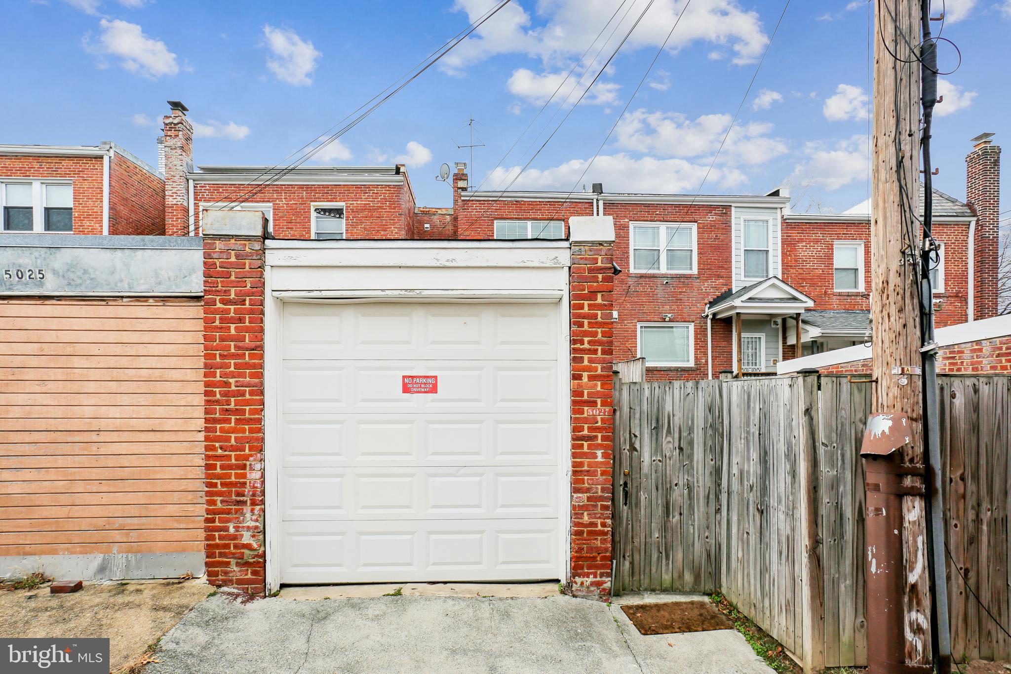 5027 3rd Street Northwest Washington, DC 20011 - Photo 36 of 36 5027 Rear Garage