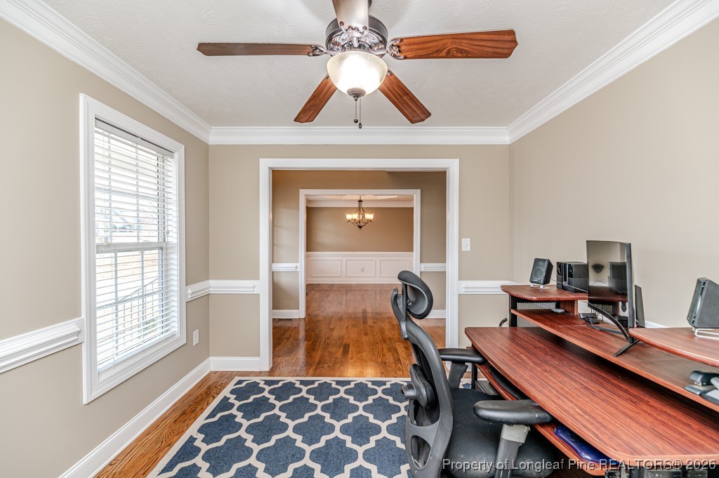 255 Trenton Place Cameron, NC 28326 - Photo 10 of 49 a view of a workspace with furniture and a window