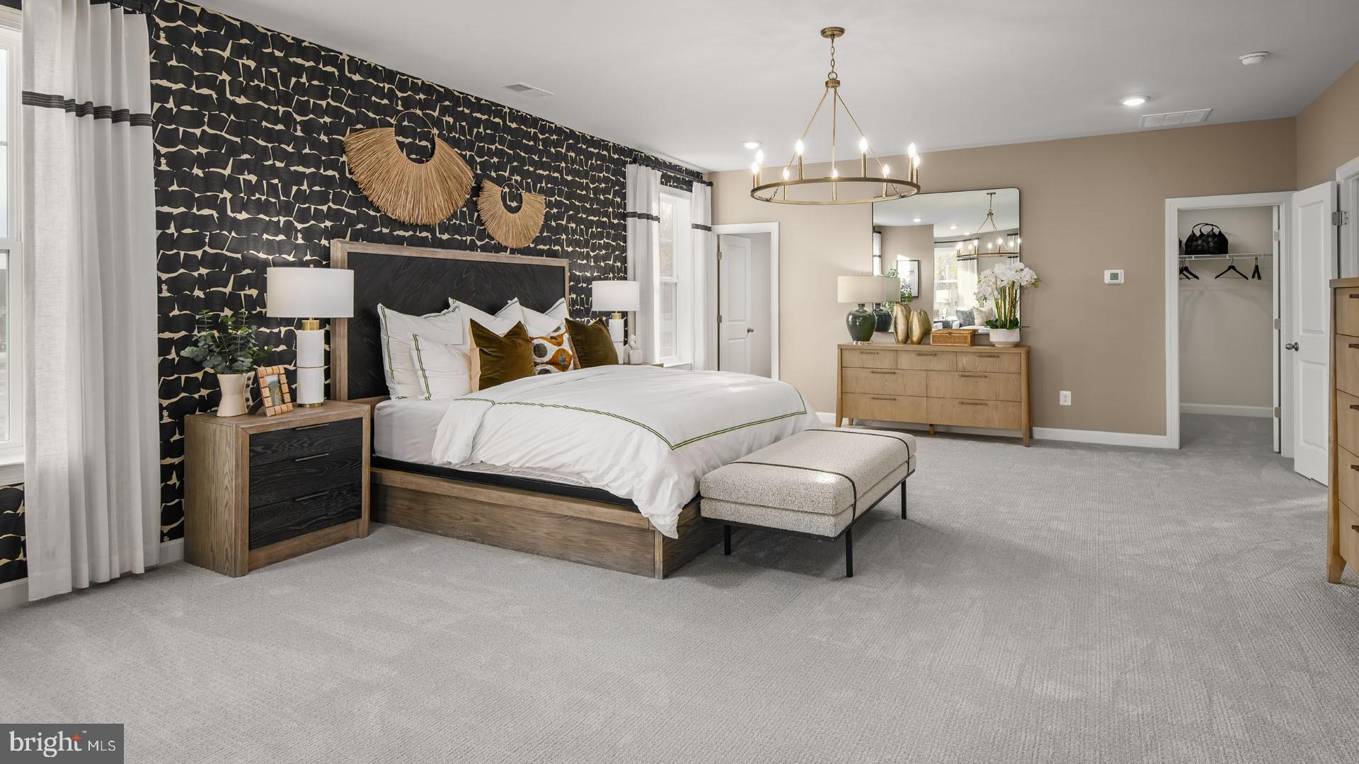 6 Northern Vw Road Culpeper, VA 22701 - Photo 15 of 44 a bedroom with a bed mirror and window