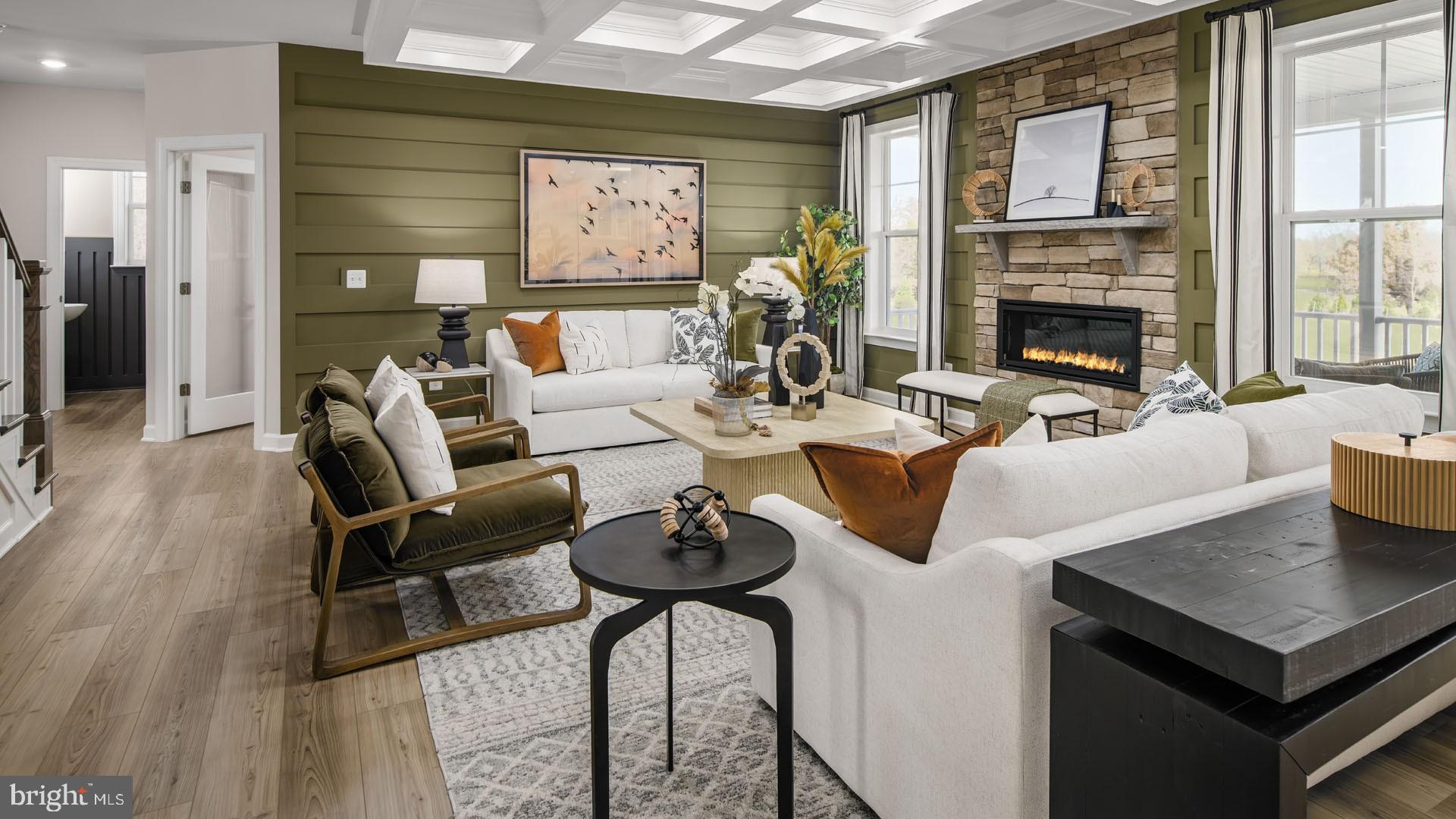 6 Northern Vw Road Culpeper, VA 22701 - Photo 10 of 44 a living room with furniture a flat screen tv and a fireplace