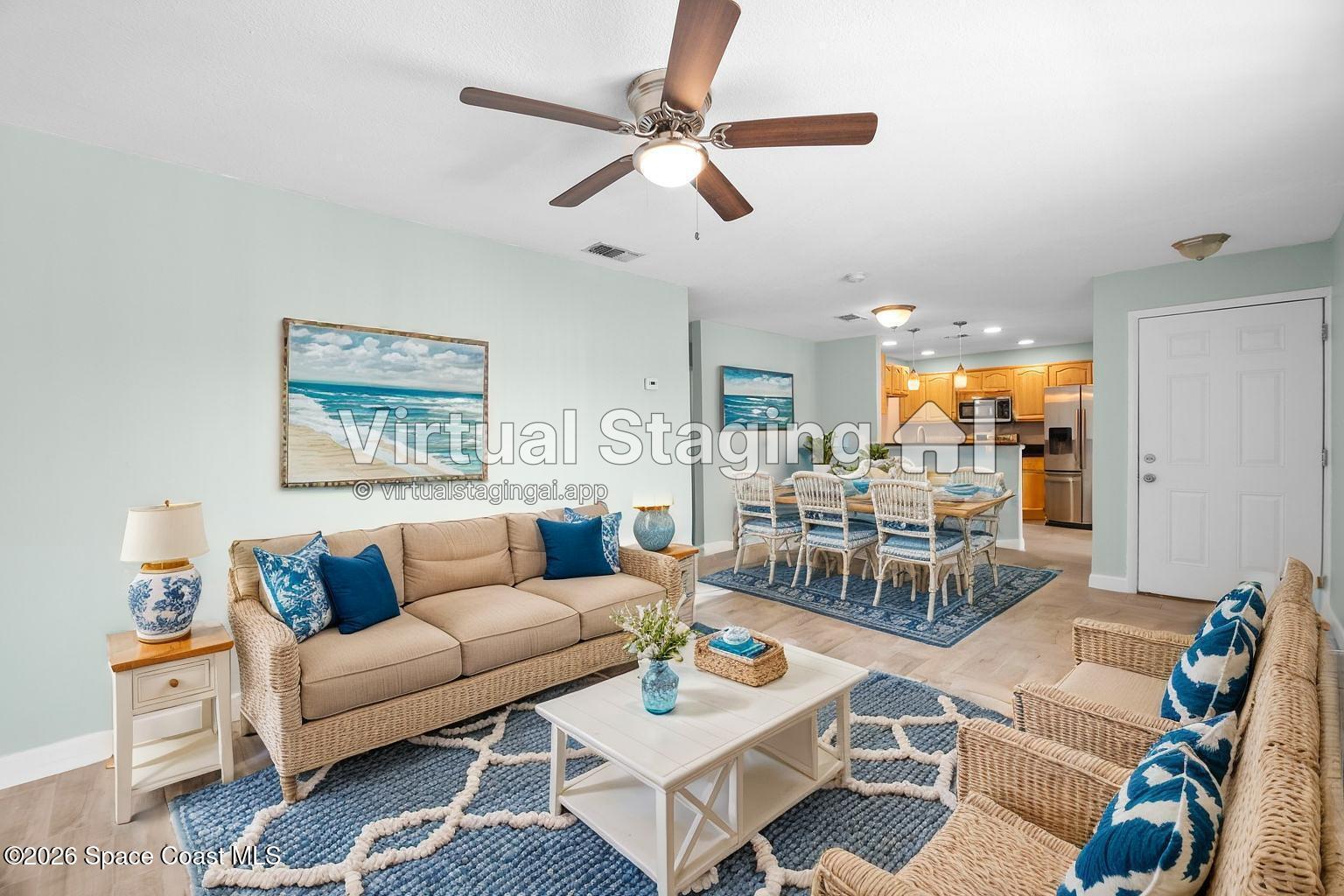 627 Ridge Club Drive, Unit 14 Melbourne, FL 32934 - Photo 4 of 22 627-Ridge-Club-Dr-MLS-3 - Living Room -