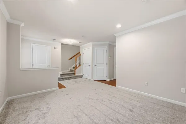 a view of empty room