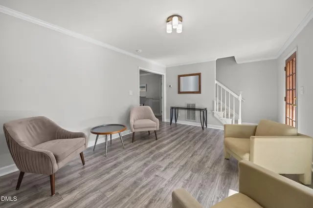 a white tub sitting in a bathroom