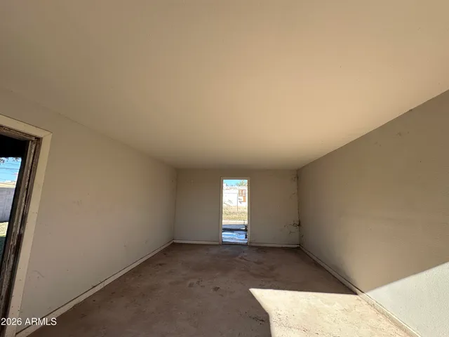 a view of a terrace with a yard