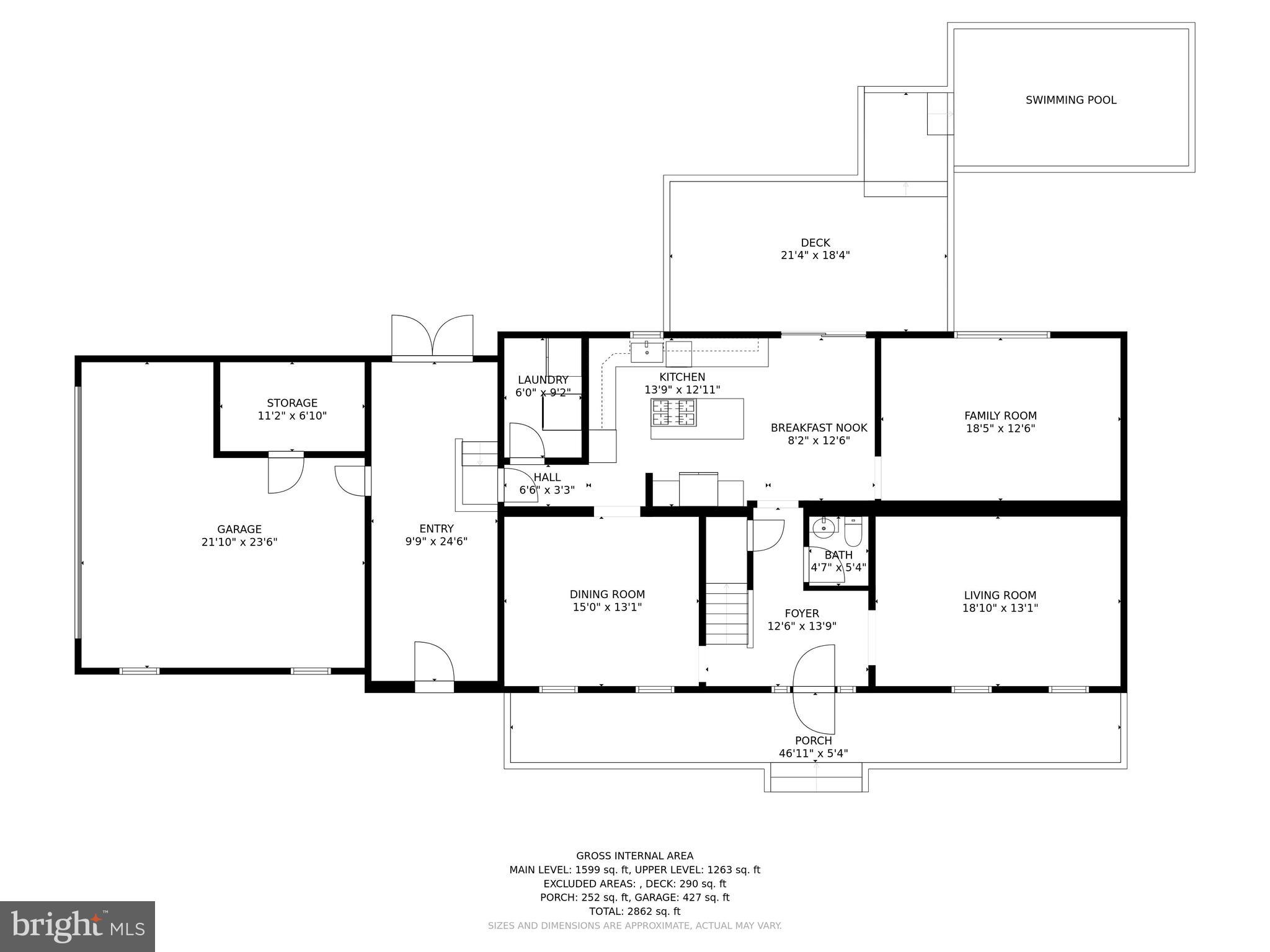 22608 Lawson Road Georgetown, DE 19947 - Photo 39 of 42 Main Level Floor Plan
