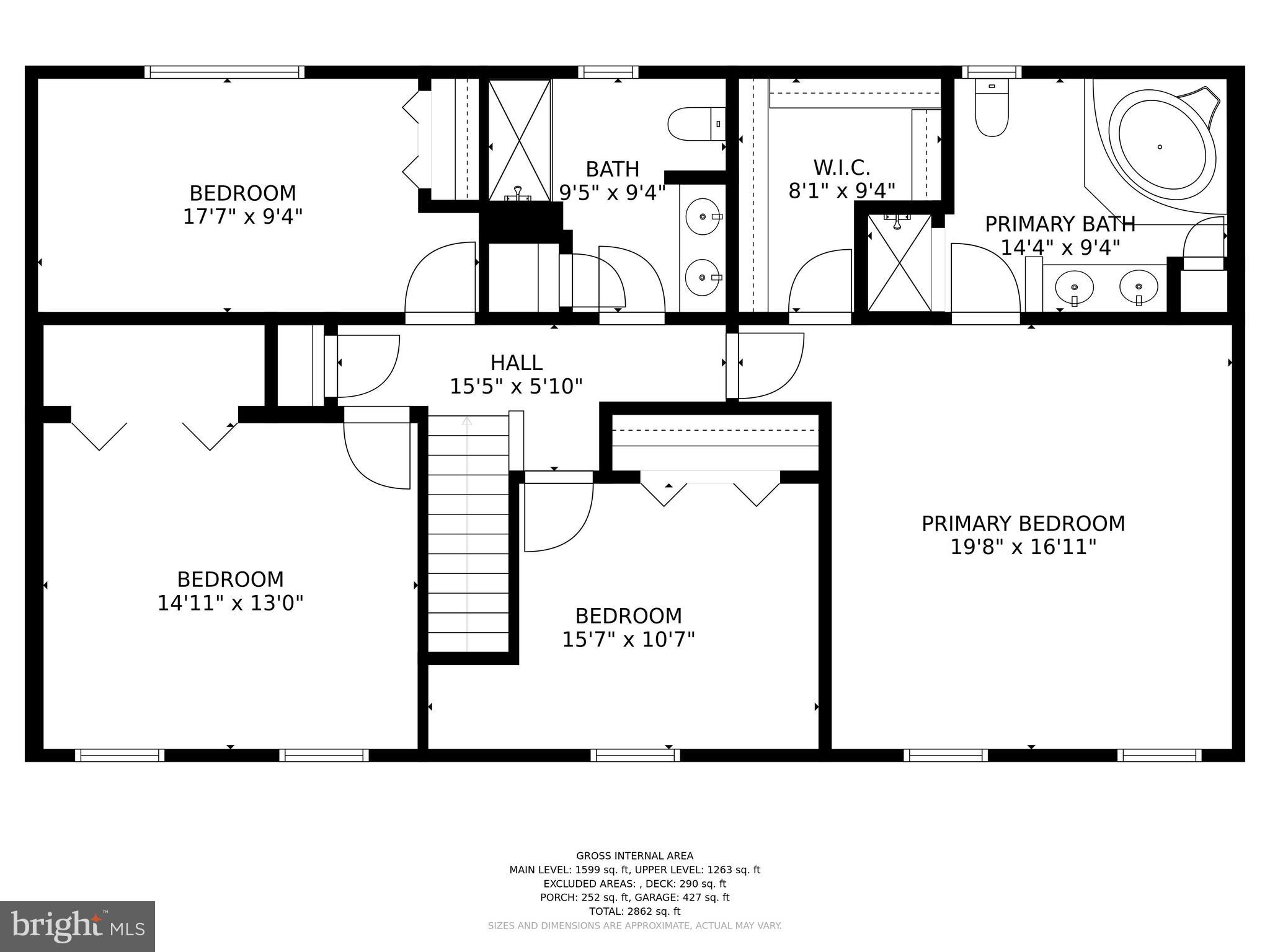 22608 Lawson Road Georgetown, DE 19947 - Photo 40 of 42 Upper Level Floor Plan