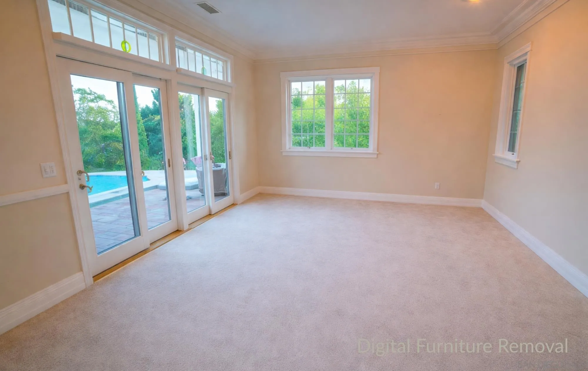 516 Whisper Wind Drive Encinitas, CA 92024 - Photo 24 of 24 Secondary primary on main floor with double doors leading to the garden and pool.