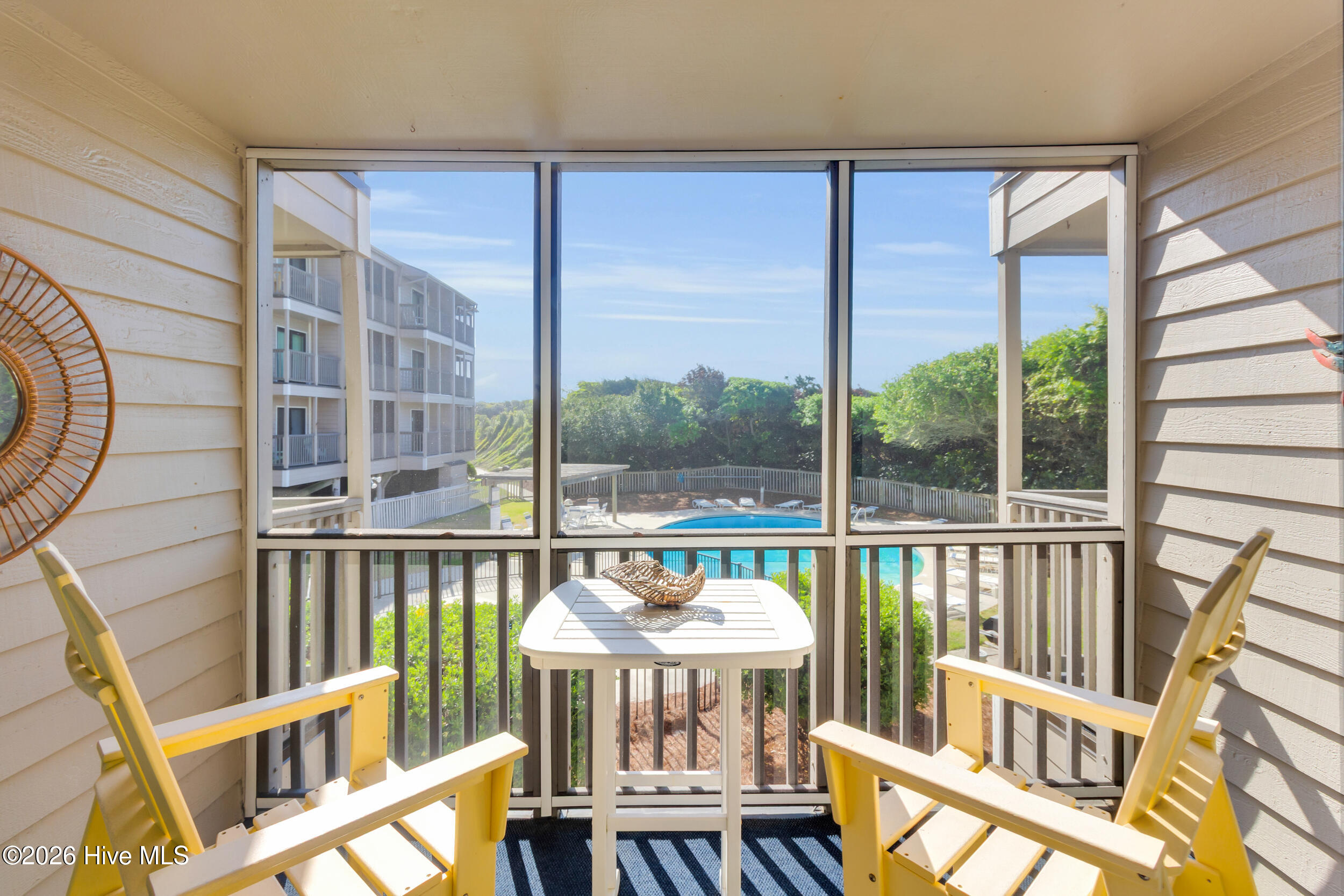 2509 West Fort Macon Road, Unit 102B Atlantic Beach, NC 28512 - Photo 23 of 41 Screened Porch