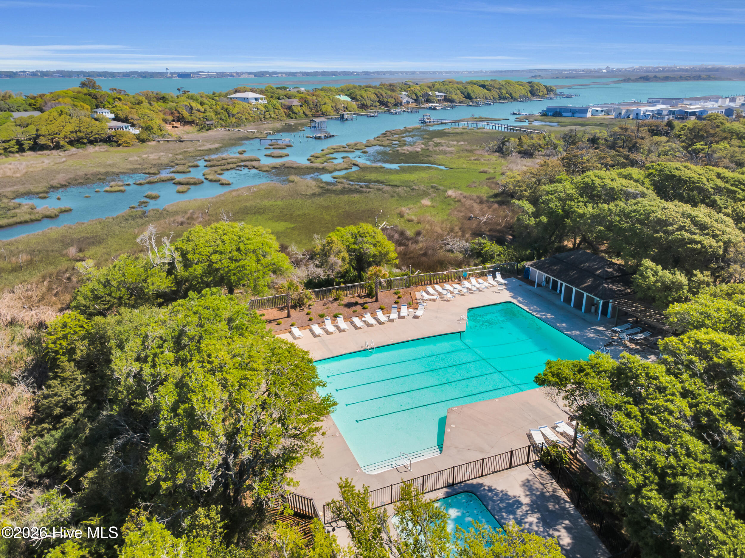2509 West Fort Macon Road, Unit 102B Atlantic Beach, NC 28512 - Photo 32 of 41 Aerial View