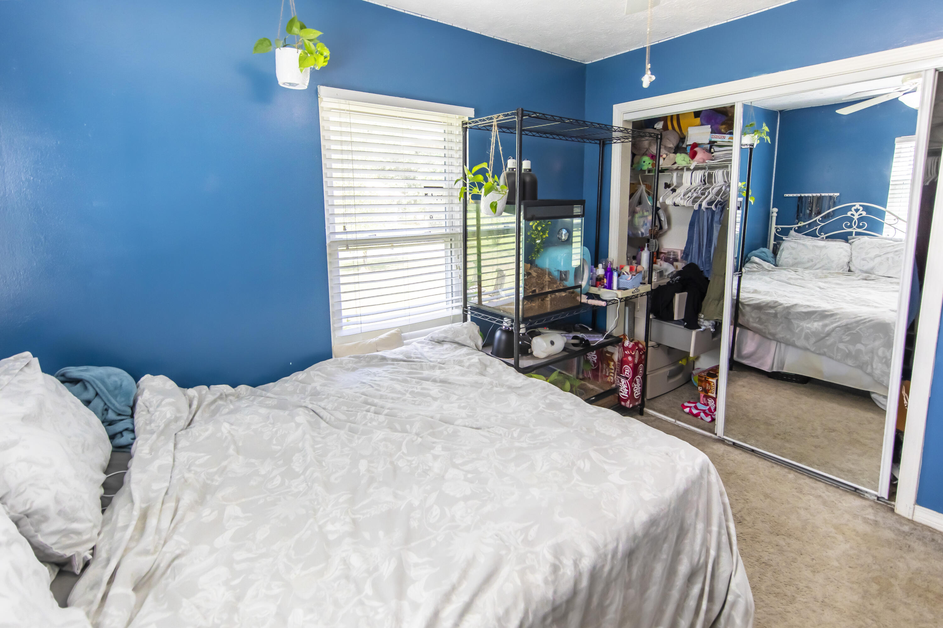 601 Chat Holley Road Santa Rosa Beach, FL 32459 - Photo 17 of 32 a bed sitting in a bedroom next to a window