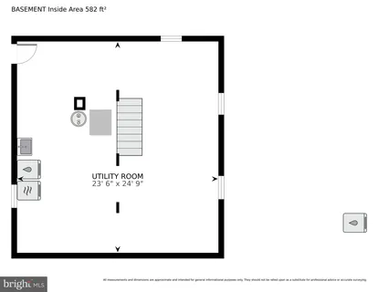 a picture of a bench in a building