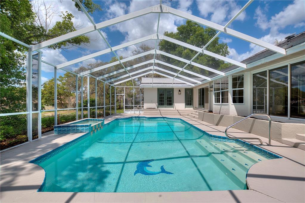 419 Silas Court Spring Hill, FL 34609 - Photo 51 of 56 a view of a house with a backyard