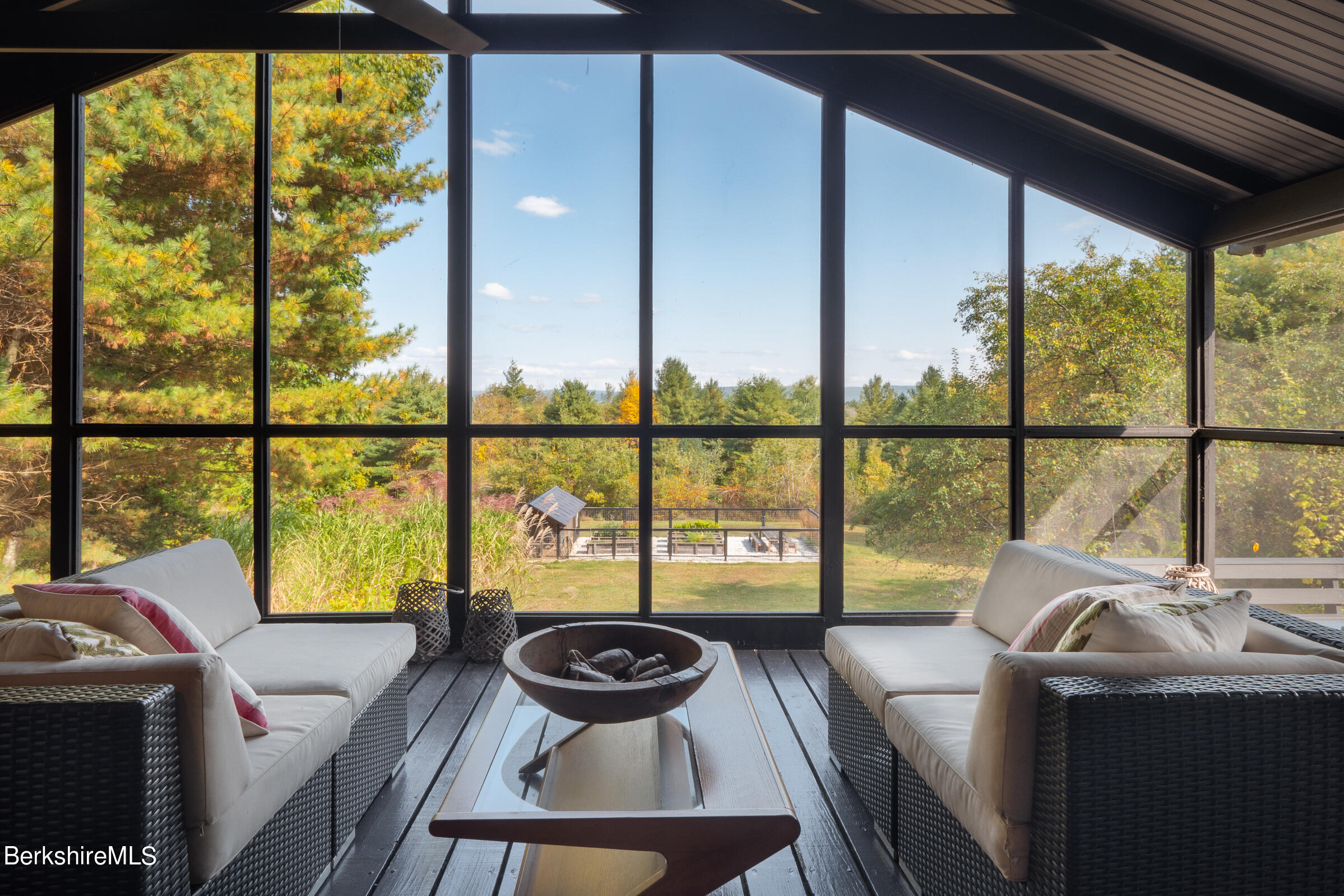 92 Jug End Road Egremont, MA 01230 - Photo 21 of 36 Screened Porch with View East