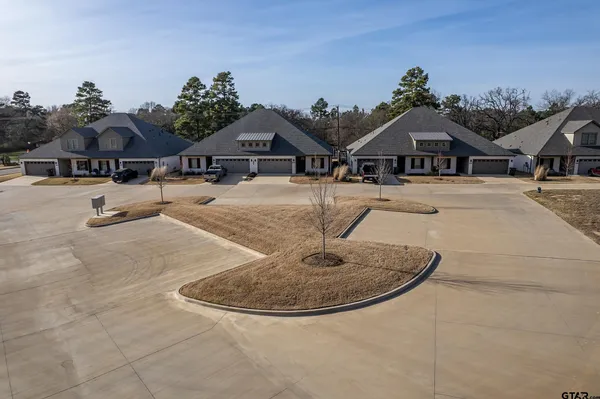 a front view of a house with entertaining space