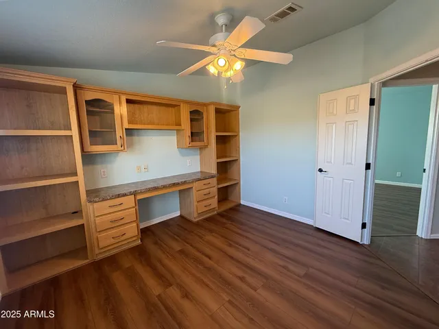 wooden floor in an empty room