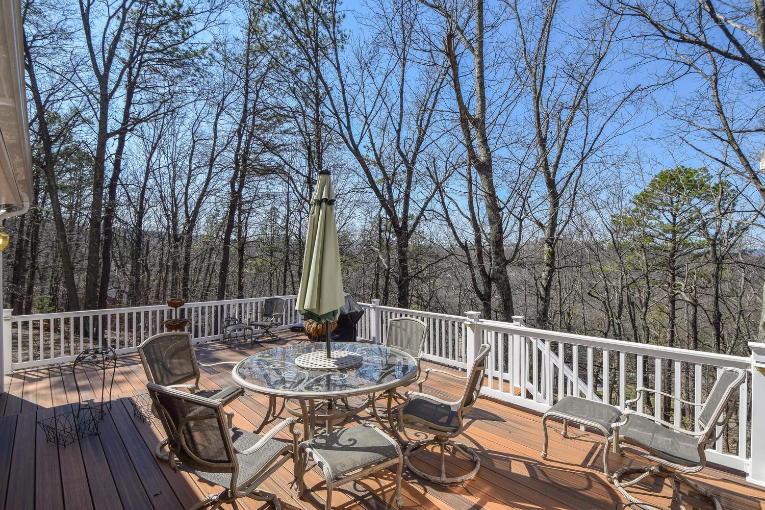 5222 Falcon Ridge Road Roanoke, VA 24018 - Photo 37 of 40 a view of balcony with furniture and trees