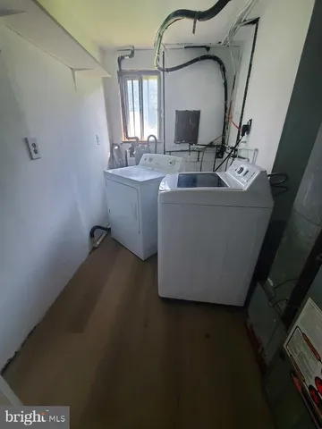 a view of wooden door