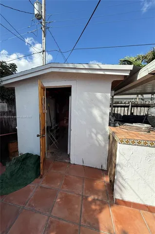 a view of storage and utility room