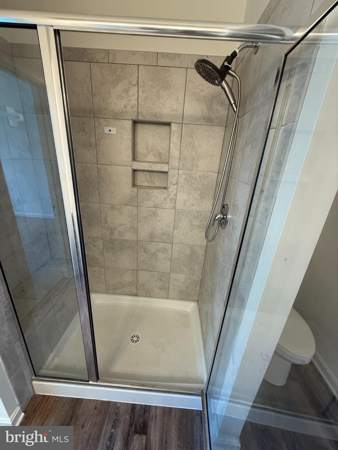 116 Trails Way Joppa, MD 21085 - Photo 9 of 45 a bathroom with a glass door shower