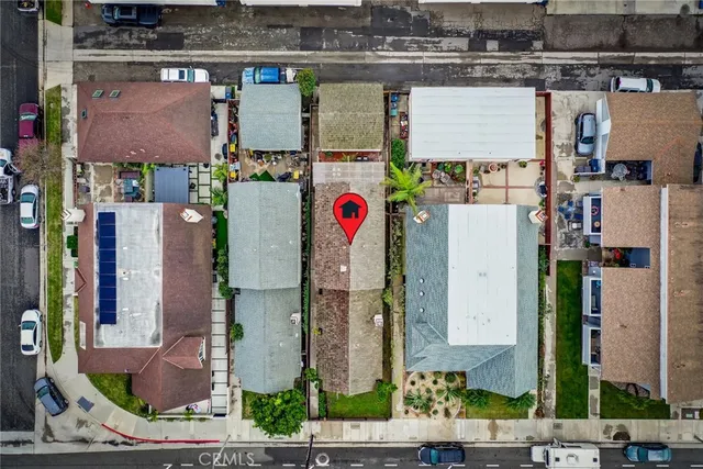 an aerial view of residential building