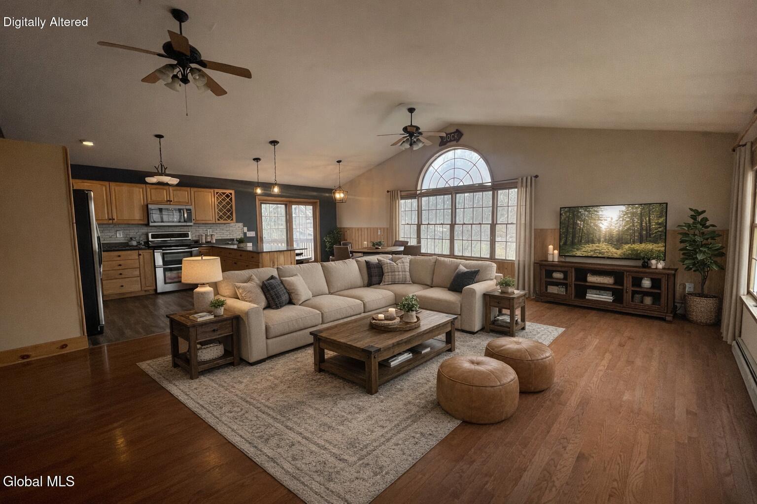 70 Island View Road Colonie, NY 12047 - Photo 17 of 36 Spacious living room with modern kitchen