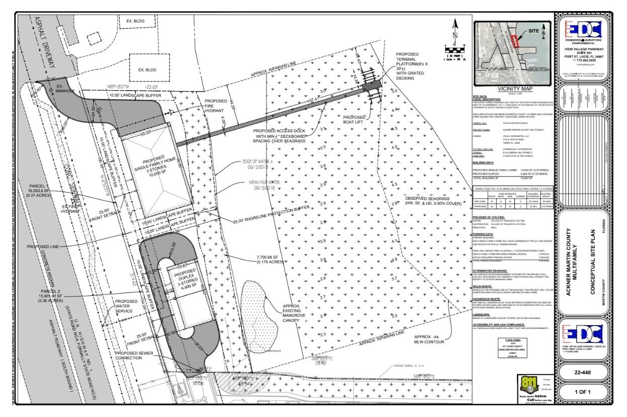 0 Southeast Federal Highway Jupiter, FL 33469 - Photo 4 of 12 Plan for single family and duplex