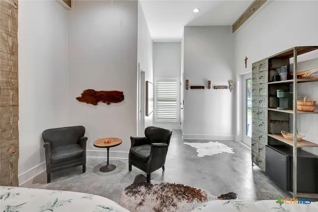 a view of living room with furniture