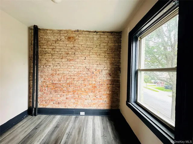 a view of a glass door with a large window