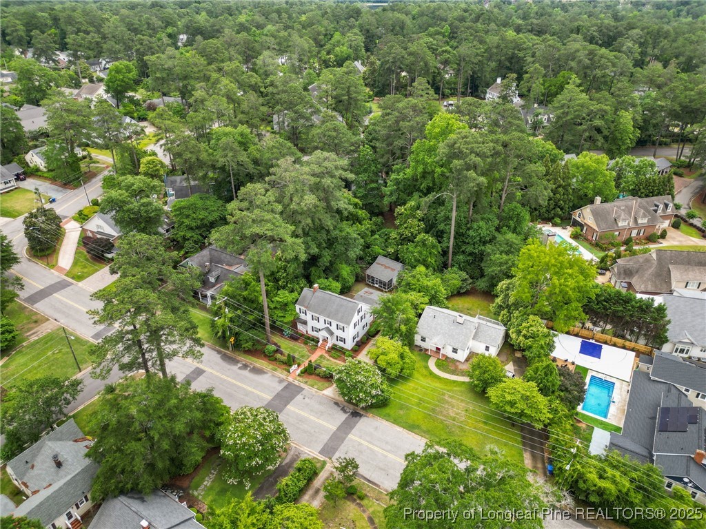 503 Rush Road Fayetteville, NC 28305 - Photo 2 of 50 an aerial view of residential house with outdoor space and trees all around