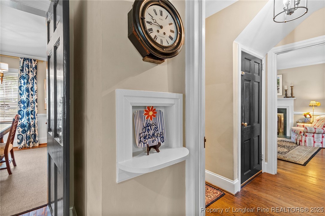503 Rush Road Fayetteville, NC 28305 - Photo 22 of 50 a view of entryway with wooden floor