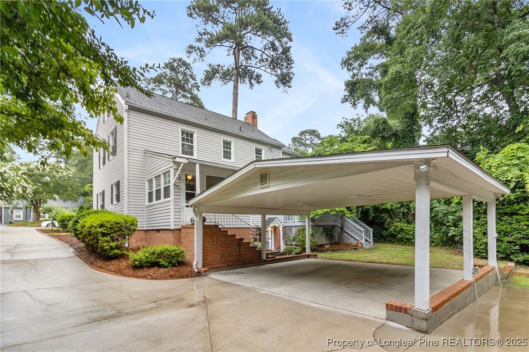 503 Rush Road Fayetteville, NC 28305 - Photo 48 of 50 a view of roof with sitting area