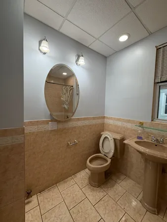 a close view of toilet