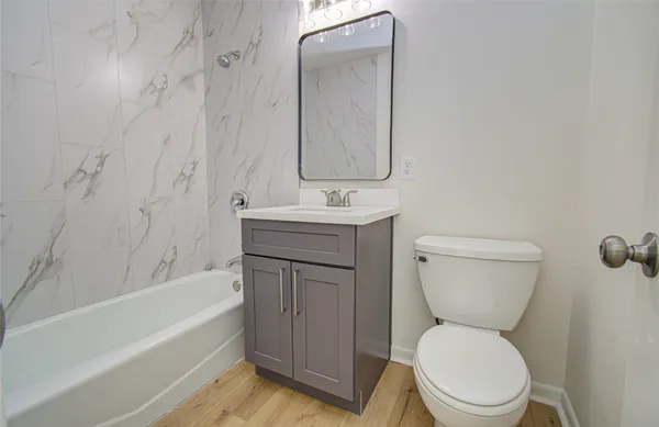 wooden floor in a empty room