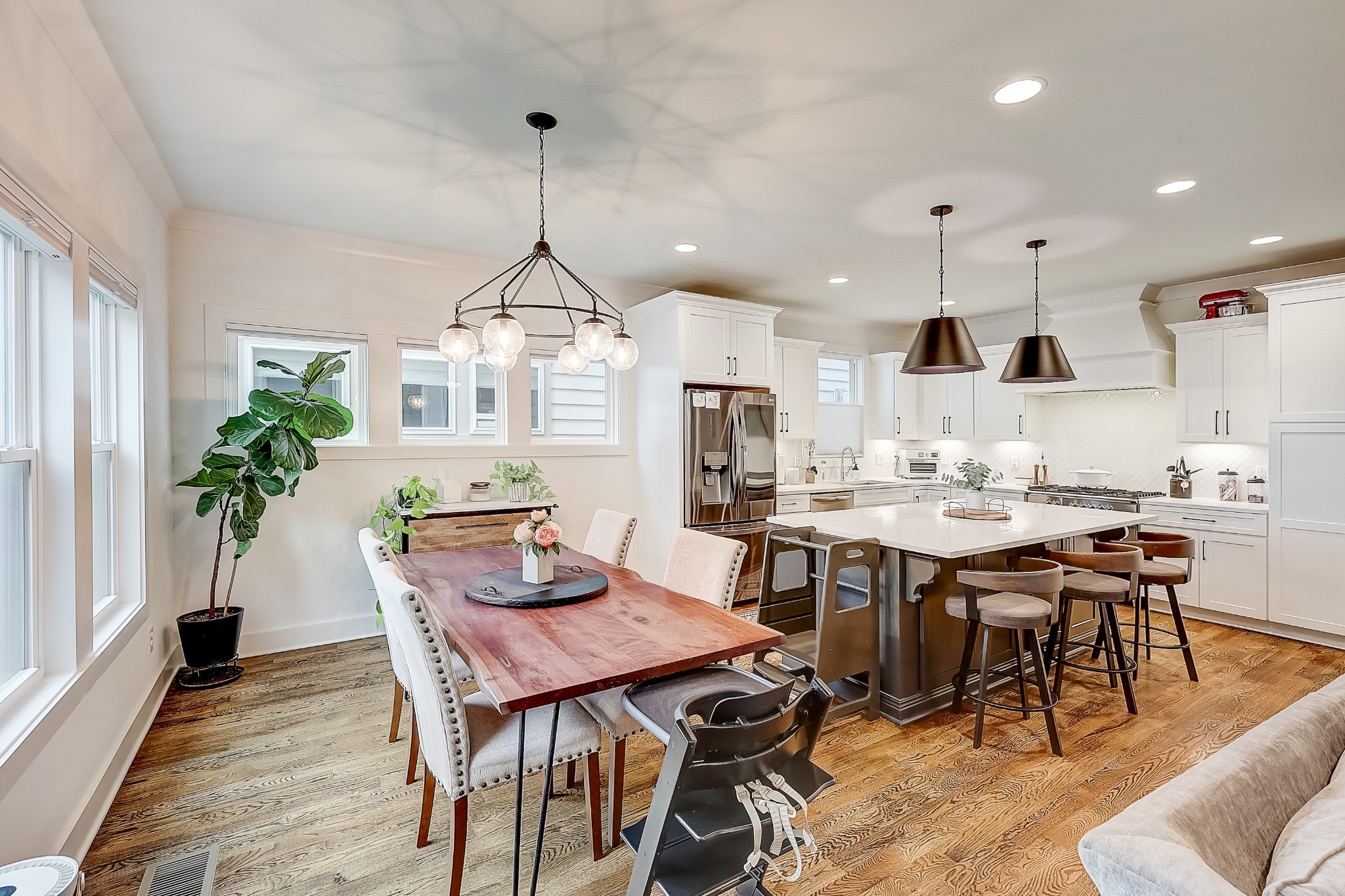2010 Sheridan Road Nashville, TN 37206 - Photo 15 of 62 a view of a dining room with furniture window and wooden floor