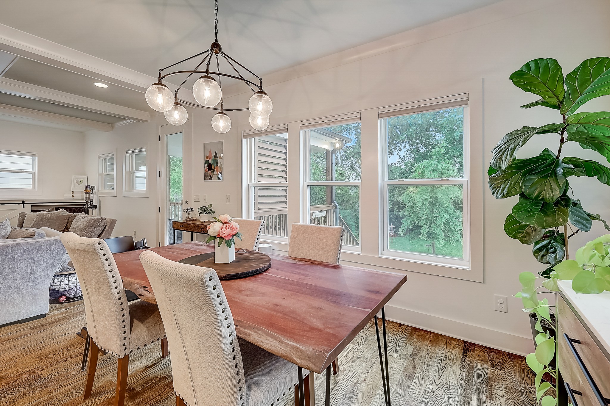 2010 Sheridan Road Nashville, TN 37206 - Photo 17 of 62 a view of a dining room with furniture window and wooden floor