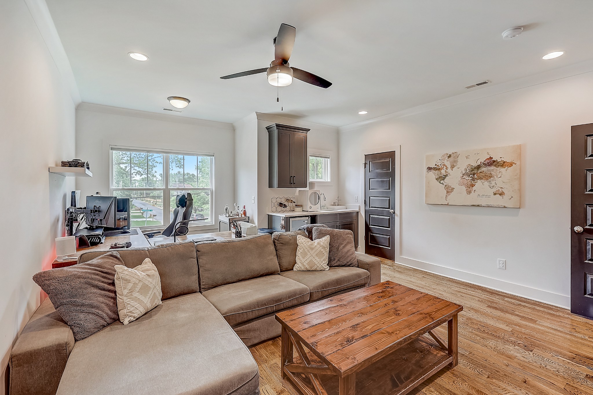 2010 Sheridan Road Nashville, TN 37206 - Photo 25 of 62 a living room with furniture and a wooden floor