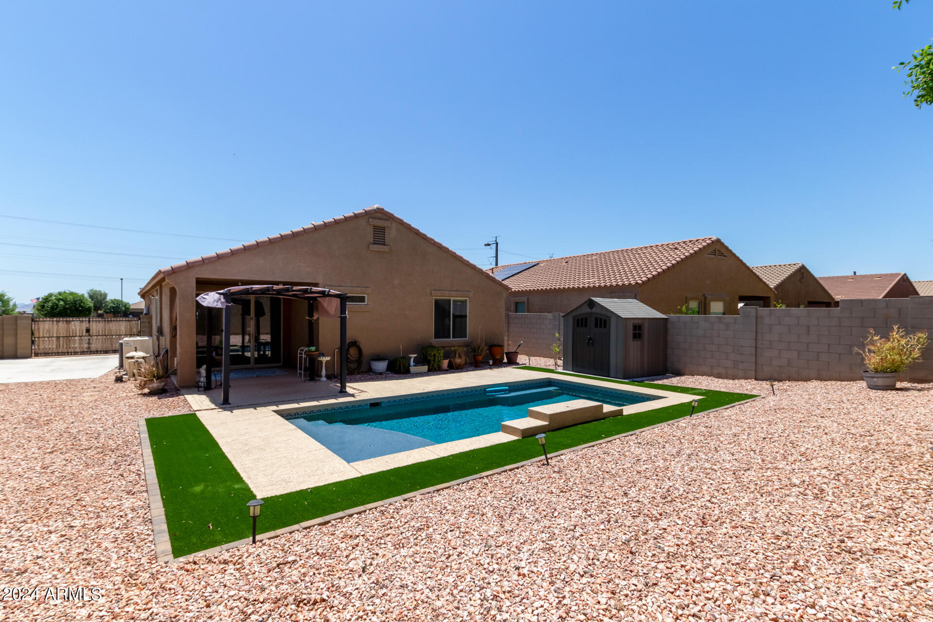 23802 West Ripple Road Buckeye, AZ 85326 - Photo 25 of 32 Pool with heating and cooling system