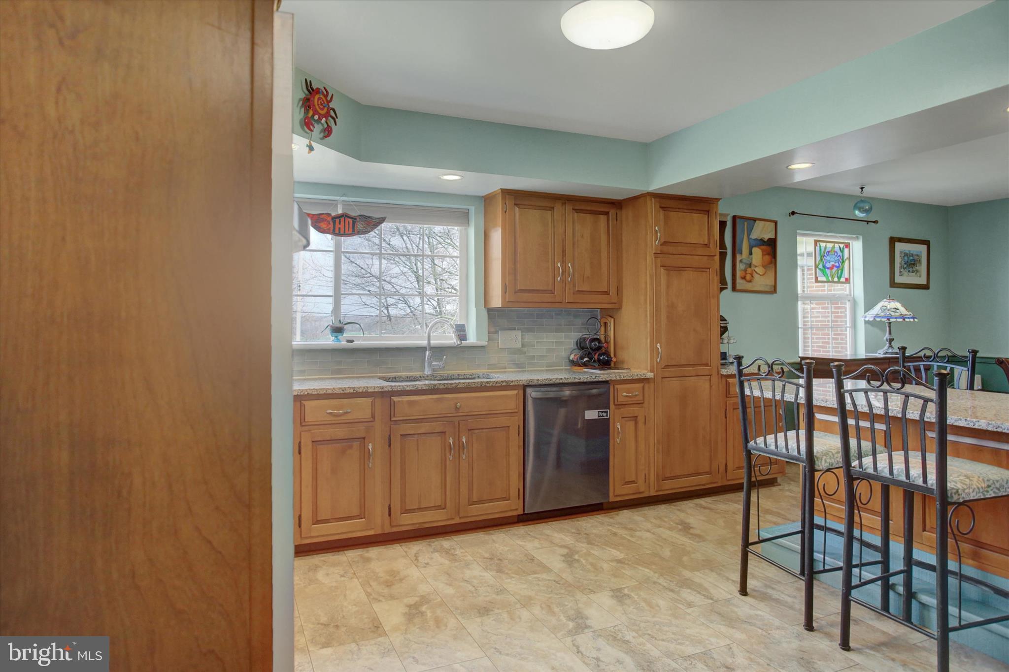 6612 Moulstown Road Hanover, PA 17331 - Photo 17 of 84 a kitchen with granite countertop a sink cabinets and window