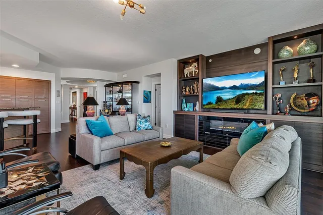 a bathroom with a sink double vanity and a shower