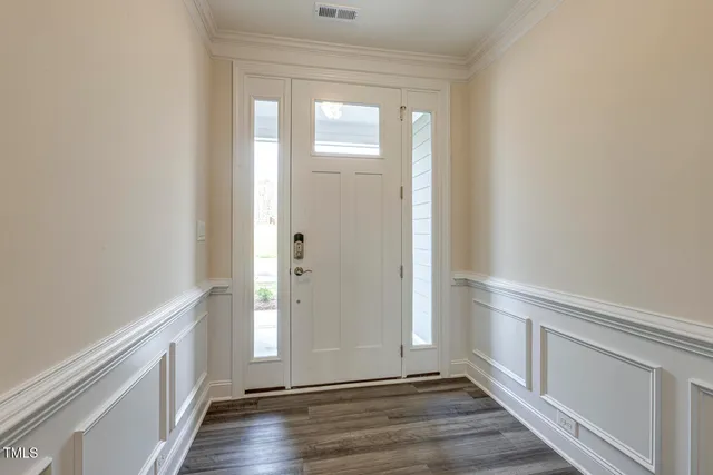 a view of an empty room