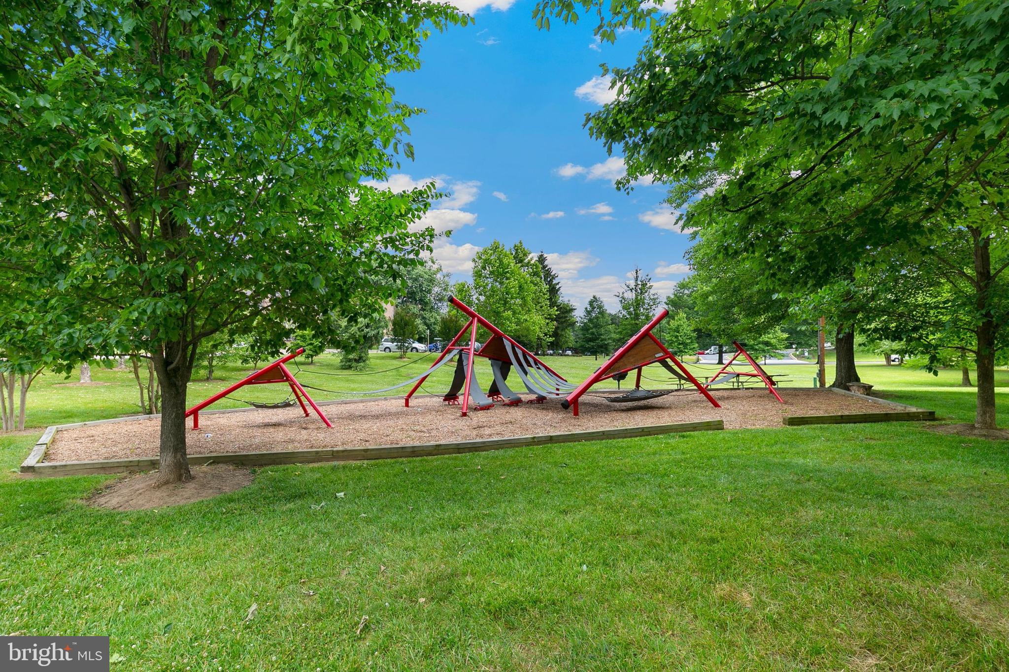 2305 Greenery Lane, Unit T23 Silver Spring, MD 20906 - Photo 36 of 40 a view of a backyard with a slide and a tree