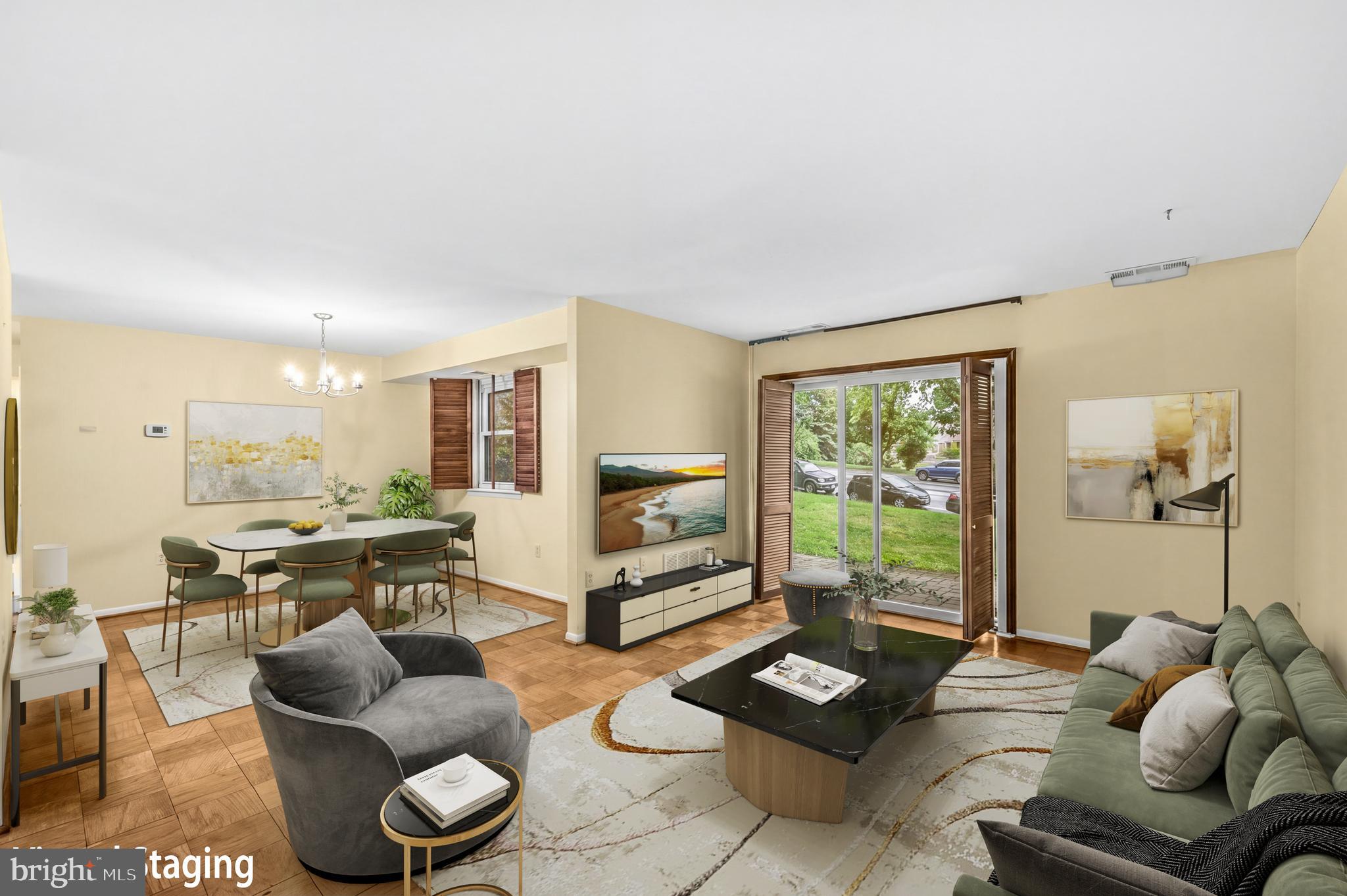 2305 Greenery Lane, Unit T23 Silver Spring, MD 20906 - Photo 5 of 40 a living room with furniture and a large window